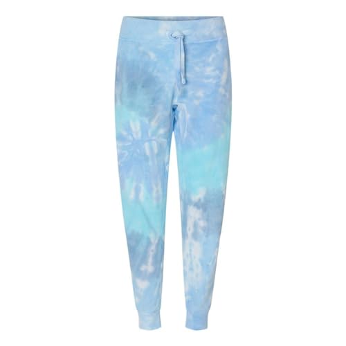 Pantalon de jogging pour femme tie-dyed bleu lagon confortable