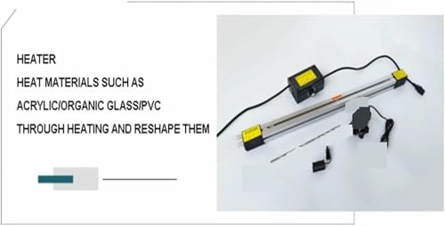 Dobladora de placas de plástico con cable calefactor uniforme de 60 cm 8