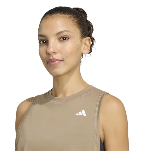 Image of adidas Womens Train Essentials Boxy Workout Tank Casual - Black
