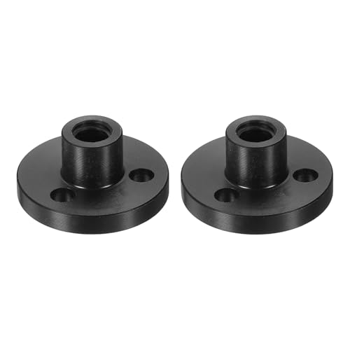 uxcell 2Pcs Tr5x1 T5 Lead Screw POM Nut (Acme Thread, Pitch 1mm, Lead 1mm, 1 Start) Diameter 5mm POM Plastic Nut for T5 Lead Screw of 3D Printer Z Axis