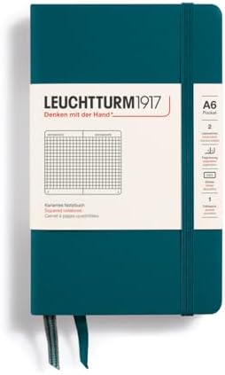 Lighthouse Notebook Pocket (A6) dotted, Hardcover