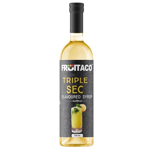 Fruitaco Triple Sec Syrup: Perfect Mixer For Enhancing Mocktails & Cocktails, Drinks, And Mojitos At Parties, Conveniently Packaged In A 750Ml Bottle For All Your Mixing Needs