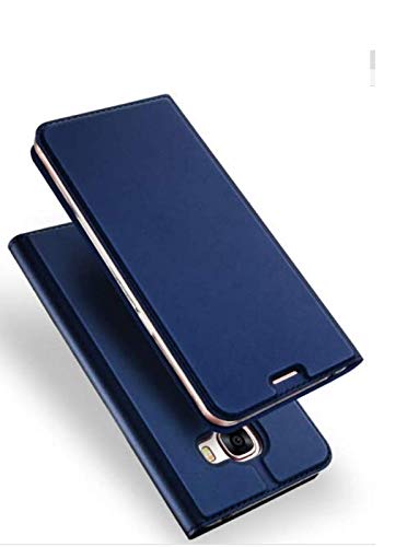 SmartLike Flip Cover for Samsung Galaxy C9 Pro (Leather|Blue) (B084T1B94D) Amazon Price History, Amazon Price Tracker