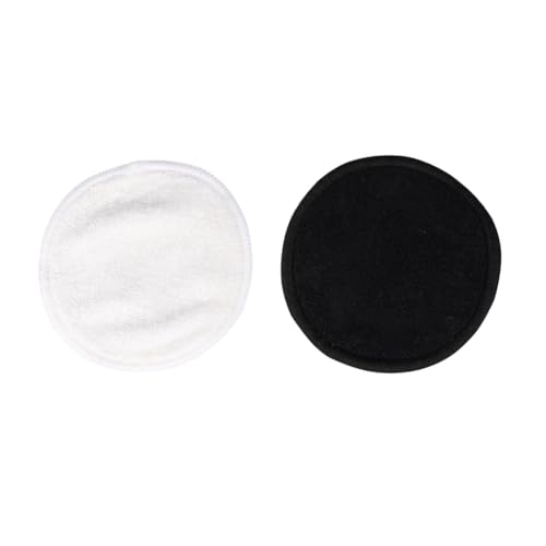 VALICLUD 12 piezas Unidades Discos Desmaquillantes Reutilizables de de Bambú Doble con Bolsa de Algodón para Maquillaje y Polvo Suaves y Lavables para Limpieza Facial Diaria