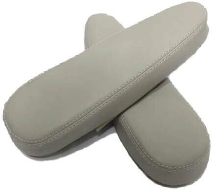 Fits 2011-2017 Nissan Quest Synthetic Gray Leather Seat Armrest Covers - SET (Skin Only)