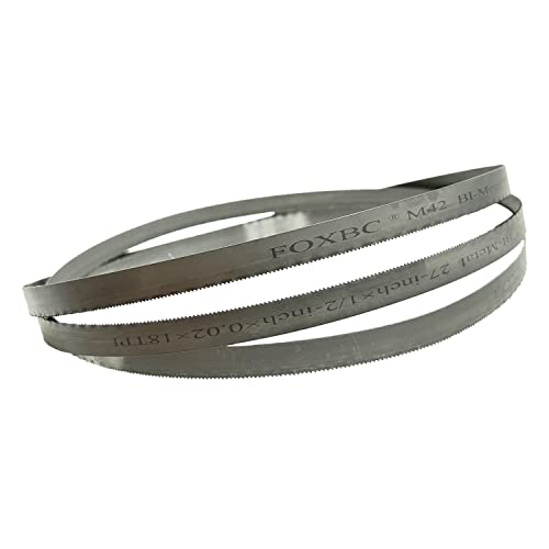 Foxbc 27 Inch Bandsaw Blades 18 Tpi For Dewalt Dcs377, Milwaukee 48-39-0572 Portable Band Saw Blade - 3 Pack #TOP4