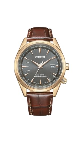 Citizen Herren Analog Quarz Uhr mit Leder Armband CB0273-11H