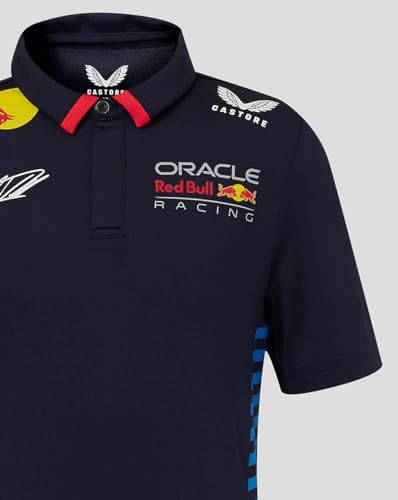 Red Bull Racing F1 Kid's 2024 Sergio Checo Perez Team Polo Shirt3