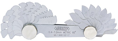 Insize 4820 - 552 Pitch Gage, 60 gradi metrica e