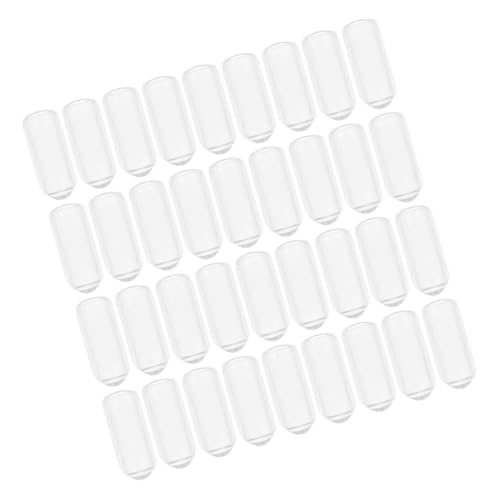 Hemobllo 200piezas Tapones De Goma Para Diademas Protector De Pies De Diadema Elástico Transparente Accesorios Para Cinta De Pelo Deportiva y Diy Adecuado Para