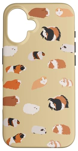 Cute Guinea Pig Lover Phone Case for iPhone 16