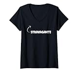 Mujer Sono Stravagante Divertente Stravaganza Personaggio Camiseta Cuello V