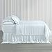 Orose Premium 25 Momme 100% Mulberry Silk Sheets Bed Set Grade 6A Silk Deep Pocket (White, Queen)