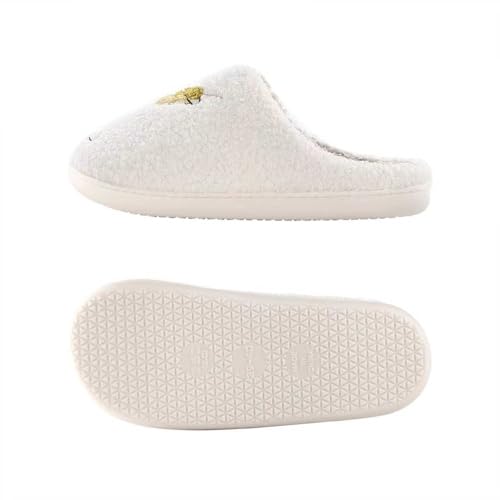 Image of Cute Animal Slippers for Women Man Cartoon Animal Slippers for Woman Fuzzy Memory Foam Winter Warm Fluffy Shoes