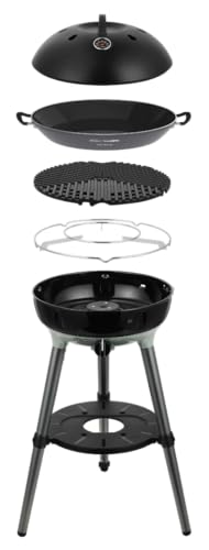 CADAC Carri Chef 40 BBQ – Barbecue à Gaz Portable 86 cm avec Poêle à Paella & Allumage Automatique, Utilisable sur Pied ou en Table, Housse de Transport...