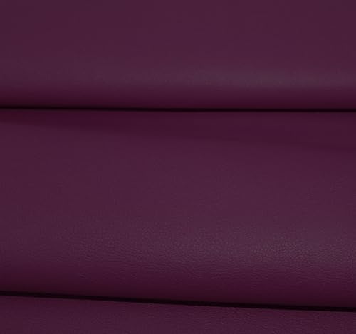 econuk - Faux Leather Bordeaux 140cm x 50cm Upholstery Fabric Soft for Crafts Furniture Sofa Seat Chair Bags