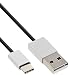 Produktbild InLine 35832 USB 2.0 Kabel, USB Typ-C Stecker an A Stecker, schwarz/Alu, flexibel, 2m