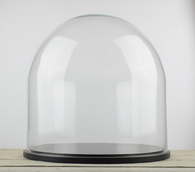 EMH Campana de cristal grande de 35 x 35,5 cm