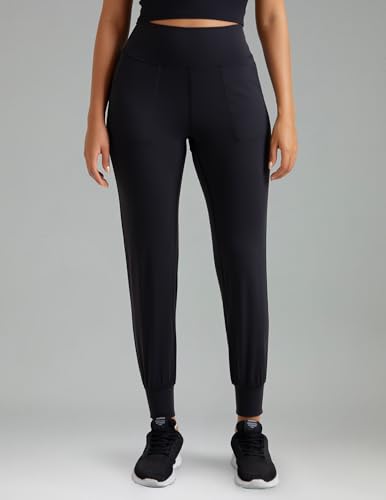 Colorfulkoala Women's Dreamlux Jogger Pants High Waisted Sweatpants Tapered Lounge Pants 28" Inseam Joggers with Pockets2