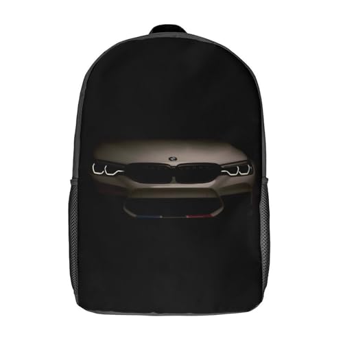 LMYmoney Sac à dos d'école BMW M4 pour filles et garçons, avec poche, tendance, pour enfants, 43 cm