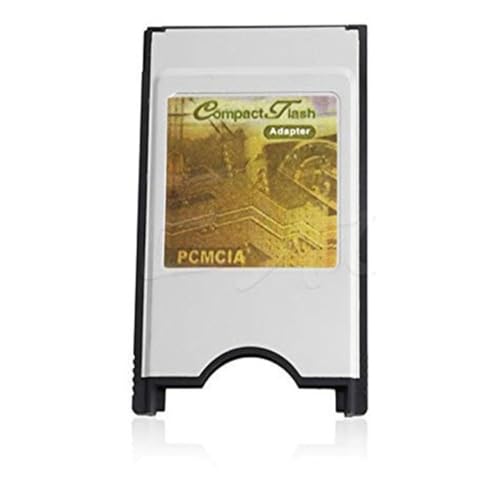 BigPlayer PCMCIA Adapter for Compact Flash Card – 50 Pin CF to 68 Pin PCMCIA Card Reader Converter for Laptop, Notebook, Industrial Equipment, CF Type I/II Compatible