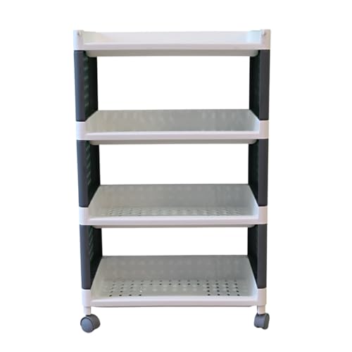 TRADE PRICE DEALS 4 Tier Kitchen Bathroom Trolley Rack Holder Storage Shelf Organiser Wheels