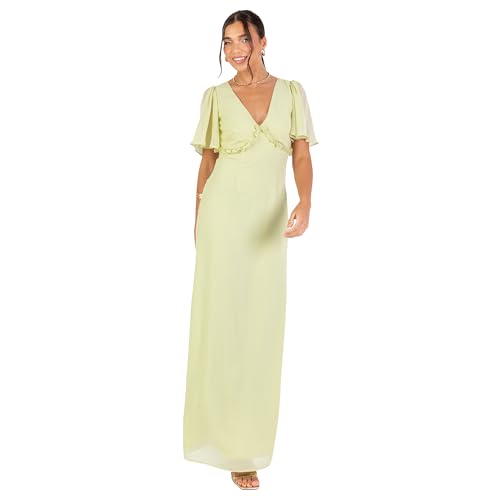 Robe maxi de demoiselle d'honneur élégante pour invitée de mariage chic