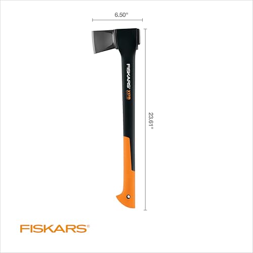 Image of Fiskars X17 Splitting Axe, Tree Branch Cutter and Wood Splitter (23.5-Inch Axe) with Shock-Absorbing Handle