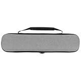 Hemobllo Bolsa de Almacenamiento Rígida para Plancha y Rizador de Pelo, Resistente a Golpes y Agua, Mediana Compartimentos Internos para Viajes y Uso Profesional, Color Gris