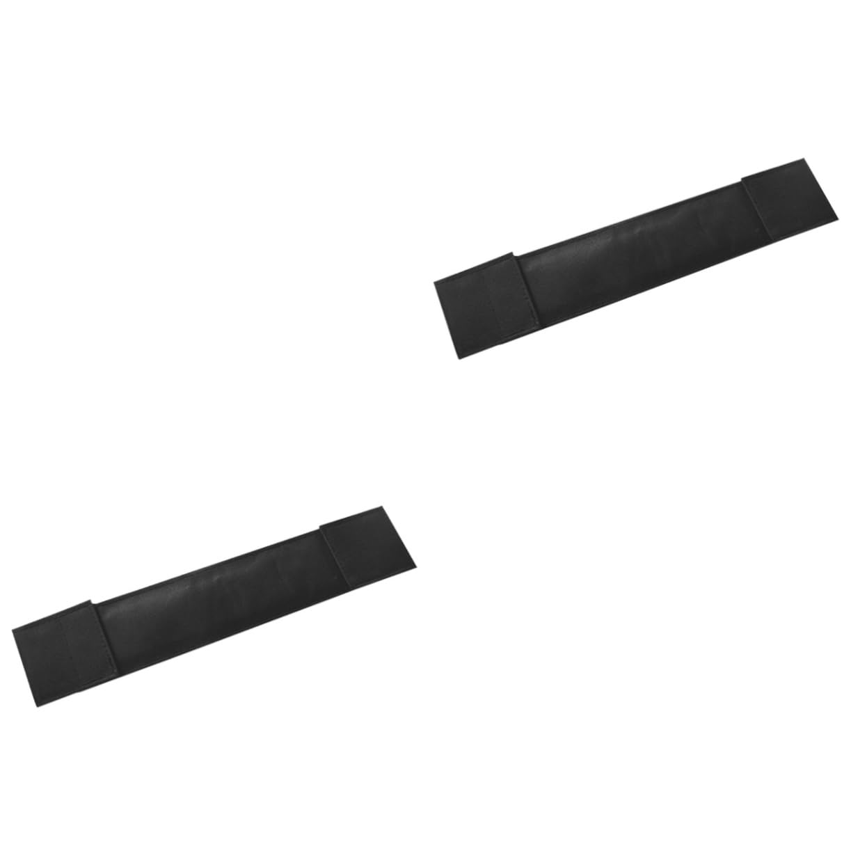 FOMIYES 2pcs Wheelchair Accessories Wheelchair Foot Sling Leg Support for Wheelchair Calf Straps for Wheelchair Replaceable Foot Straps for Daily Use Foot Rest Straps Oxford Cloth Black