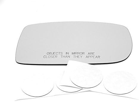 Compatible with 10-17 Genesis Coupe Passenger Convex Mirror Glass w/Adhesive No Rear Mount