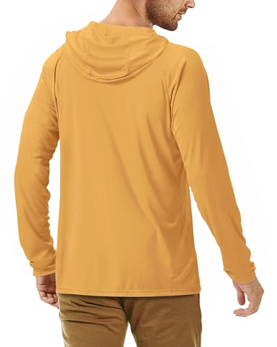 Image of Roadbox Mens Fishing Sun Hoodie, Long Sleeve UPF 50+ UV Protection Shirts