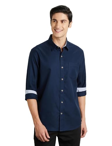 Symbol Premium Men’s Cotton Smart Casual Shirt (Regular Fit | Solid Oxford | All Day Fresh) Symbol Premium Men’s Cotton Smart Casual Shirt (Regular Fit | Solid Oxford | All Day Fresh)