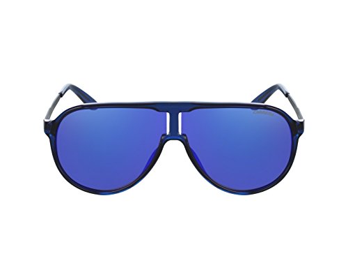 Carrera unisex adult New Champion/S Sunglasses, Blue Ruthenium & Ml Blue, 62 mm US