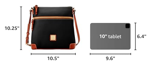 Image of Dooney & Bourke Womens Crossbody, Large Leather Handbag with Shoulder Strap