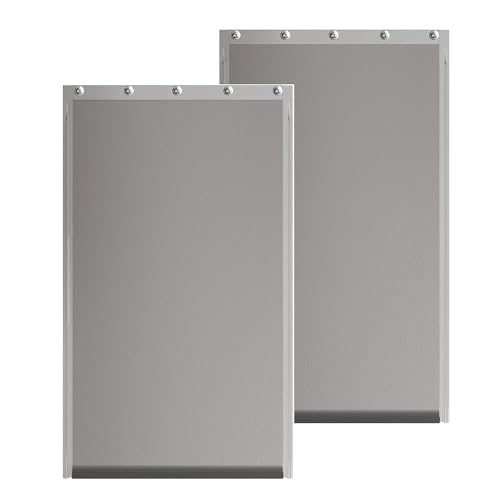 2PACK Large Dog Door Replacement Flaps with Screws - Pet Door Replacement Flap Compatible with Petsafe Freedom Doggie Doors Replacement Flaps PAC11-11039 10 1/8 X 16 7/8 Flexible No Warped