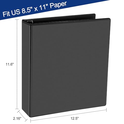 Cixildts ONE-TOUCH BINDER 1.5-Inch Binder, One-Handed Opening Slant-D Ring Binder thumb #1
