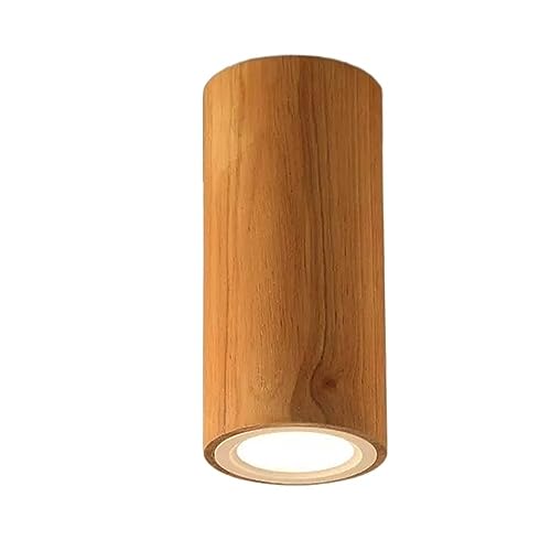 GDBAGKDQK Lámpara de techo Led madera nórdica, luz descendente LED redonda cuadrada moderna for cocina, pasillo, sala estar, accesorios iluminación Luces Brillantes