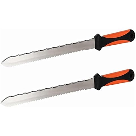 2 x Insulation Board Tool, Foam, Wool Cutting Tool, Saw RockWool Cutter Stainless Steel, Knife 420mm Cover