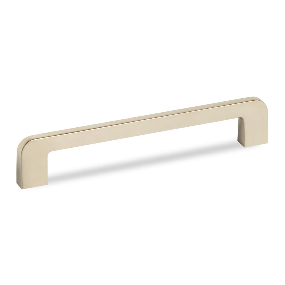 160mm Satin Nickel Curved Handle