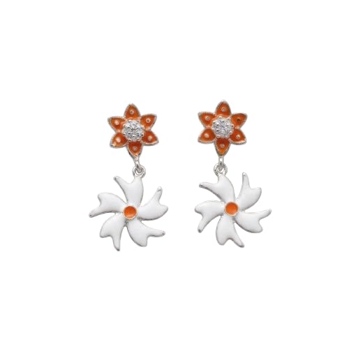 Image of Parasmoni silver earrings for woman