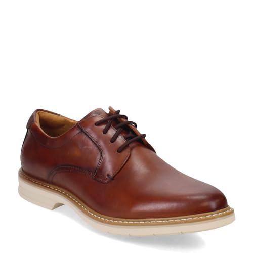 Florsheim Norwalk Plain Toe Oxford Men's Oxford, 10.5 2E US, Cognac-Cognac -  023936427840