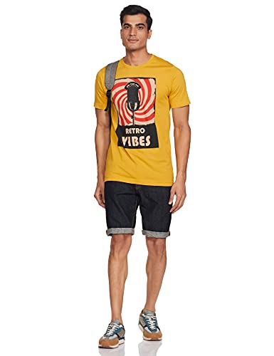 Image of Max Men's Solid Regular Fit Tshirt