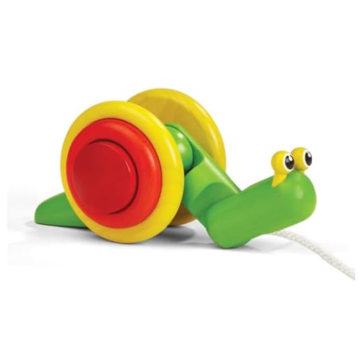PLAN TOYS Plantoys 5108 - PlanPreschool - Nachziehtier Schnecke