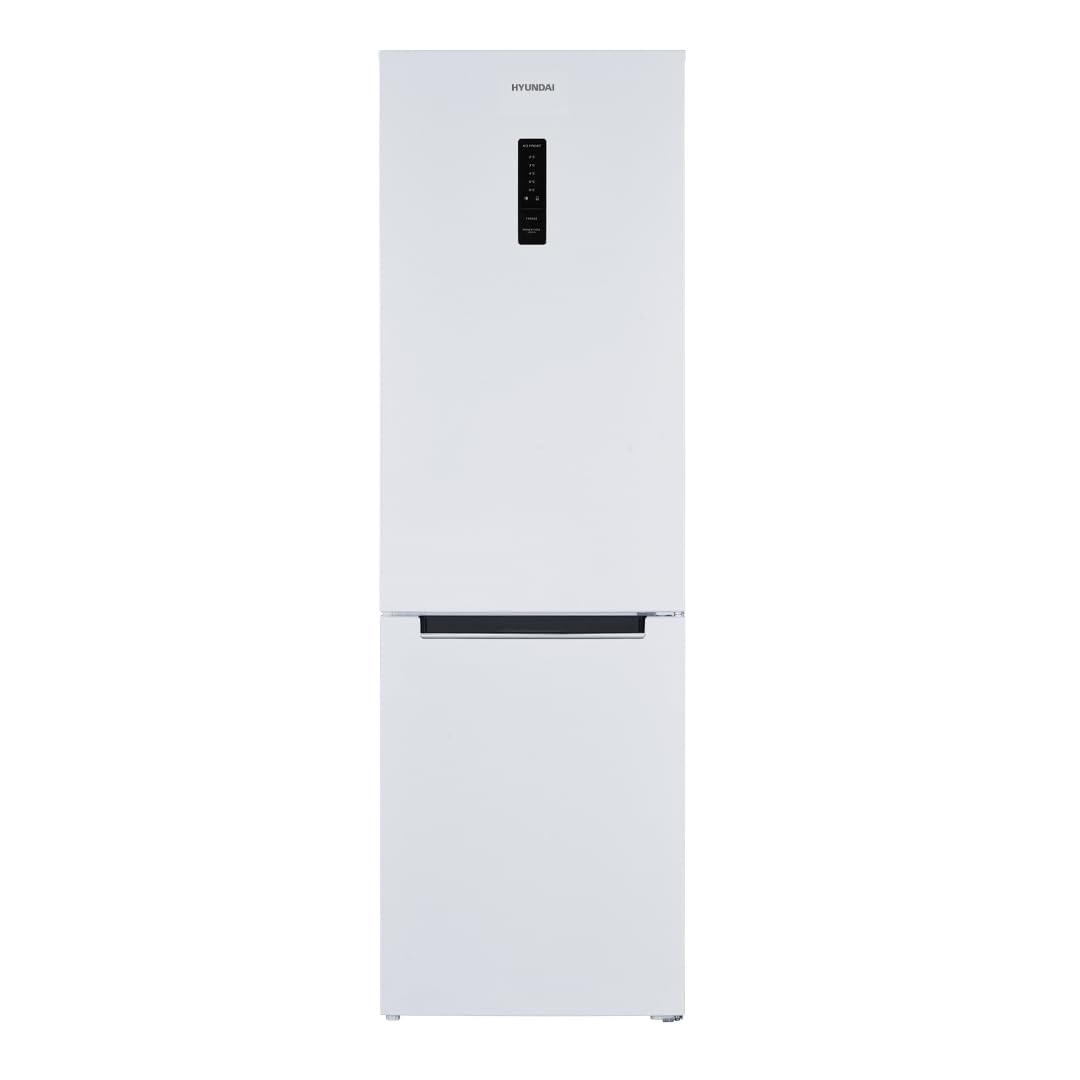 HYUNDAI Frigorífico Combi Blanco 2 Puertas. HCB18560NEDW02, Capacidad 293 Litros, No Frost, Motor Inverter, Máximo 39 dB, Puerta Reversible, Apertura Tipo Uñero, Clasificación Energética E
