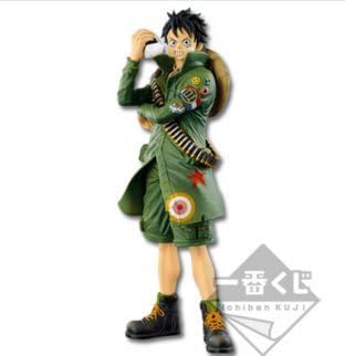 Amazon Com Banpresto One Piece Ichiban Kuji 15 Military Style Prize A Luffy Figure Toys Games