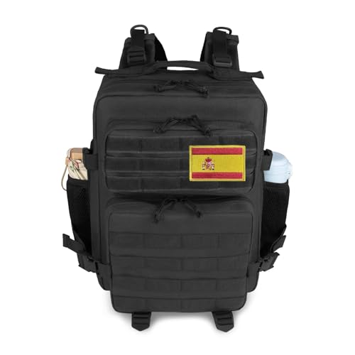 Will Willis Mochila Militar 25L Mochila de Asalto Molle Mochila Táctica Deporte Mochila de Combate Campamento de Senderismo al Aire Libre Multibolsillos Mochila de Pesca Caza Mochilas Senderismo