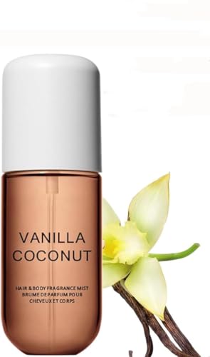 Vanilla Coconut Body & Hair Perfume Mist - 50 ml Fragrance Spray for Women