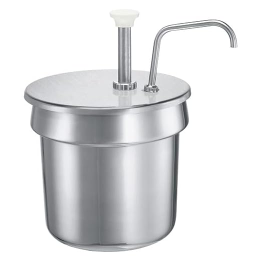 Server Products 83220 Condiment Pump and Cover. 9-1/2"Diam.x7-1/2"D