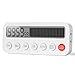 LIORQUE Digitaler Küchentimer Timer mit Countdown-Fortschrittsbalken Uhrmodus 3 Lautstärkestufen Speicherfunktion LCD Anzeige Magnetisch Stoppuhr für Kochen Sport Studieren Ort mit günstig Kaufen-LIORQUE Digitaler Küchentimer Timer mit Countdown-Fortschrittsbalken Uhrmodus 3 Lautstärkestufen Speicherfunktion LCD Anzeige Magnetisch Stoppuhr für Kochen Sport Studieren